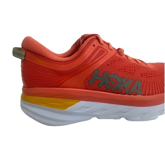 Hoka One One Women Bondi 7 Vallarta Blue Phlox Pink 1110519/CCSD Size 8.5 New‎ - Picture 11 of 14